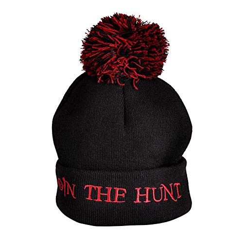 Preisvergleich Produktbild Nastrovje Supernatural Mütze Join The Hunt mit Bommel Elbenwald schwarz rot