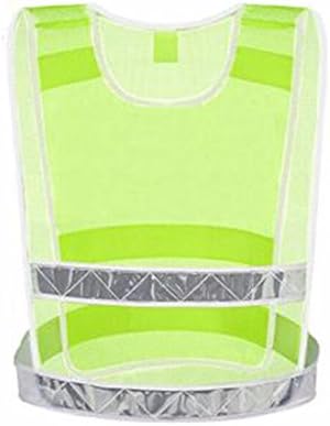 QPGGP-Reflective Vest Traffic Reflective Vest Reflective Clothes Reflective Safety Clothes Riding Reflectors Fluorescent Yellow,Fluorescent Yellow
