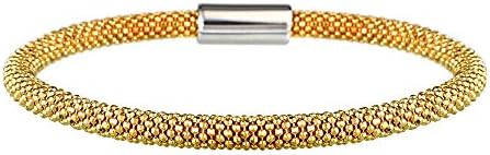 Vamp London Mesh Dainty Gold Bracelet