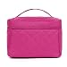KINGSO Rose Red Lady Makeup Organiser Cosmetic Container Pouch Case Box Large Capacity Portable Toiletry Travel Bag Girl