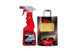 3M Combo of AS Dashboard Dresser (250 ml) and Cloth