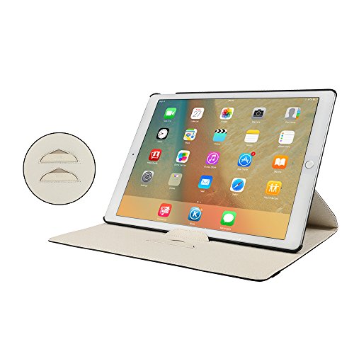 Boriyuan Ipad Pro 9,7 Hülle PU Leder Case Smart Cover ultra slim Schutztasche für das Apple iPad Pro 9.7 Zoll mit 360 Grad Standfunktion, Auto Sleep Wake up Funktion (Farbe: Schwarz) - 4