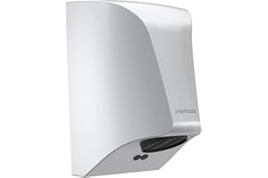 interhasa! Automatic Hand Dryer Wall-mounted Mini High Speed Dryer with 600W Energy Efficient for Household Hotel Commercial (Sliver)