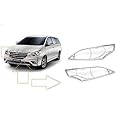 Empica Chrome Plated Headlight Frame Headlamp Cover Car Exterior Accessories Compatible With Toyota Innova Type 3 &4