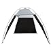 Price comparison product image VORCOOL Portable Beach Canopy Sun Shade Triangle Tent Sun Shelter for Camping Fishing (Blue ciel-bleu)