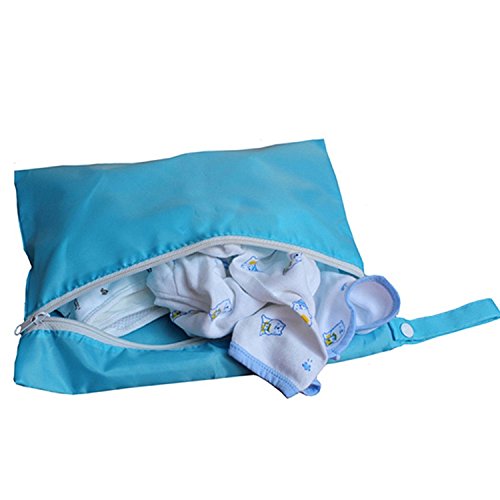 Baby Waterproof Dirty Cloth Diaper Nappy Stroller Pram Storage Organizer Zip Bag