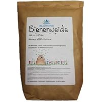 500gr. Bienenweide Nektar & Pollen Blühmischung Blumenmischung Blumenwiese für bis zu 500m² von BLÜHKING®