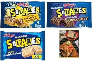 KITCHEN FELLA Rice Krispie Squares Chocolately, Caramel and Chocolate and Marshmallow and Kitchenfella Top 10 Movie Treats