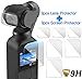 Produktbild TAOtTAO 6 STÜCKE Explosionsgeschützte TPU Displayschutzfolie Vollständige Abdeckung Für DJI OSMO Tasche Explosionssicheres Membranset (3 Linsenmembran + 3 Bildschirmfolie)