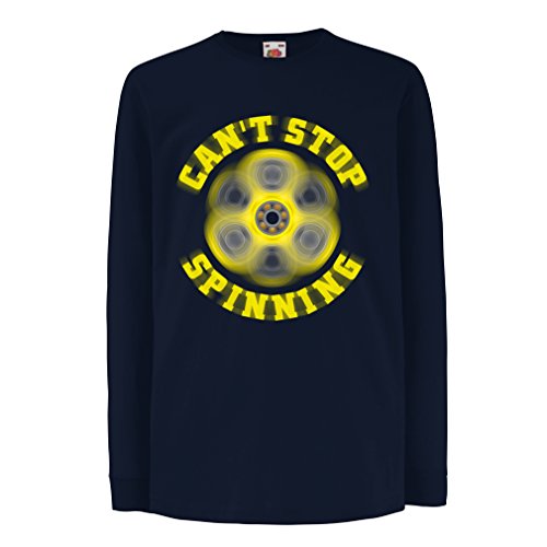 T-shirt for kids Can't Stop Spinning my Fidget Spinner (7-8 years Blue Multi Color) T-shirt for kids Can't Stop Spinning my Fidget Spinner (7-8 years Blue Multi Color)