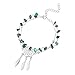 Produktbild TAOtTAO Dreamcatcher Anklet Kette Frucht Fußkettchen Schmuck Strand Abschnitt Fußkettchen Perlen Boho Fuß Gothic Bohemia