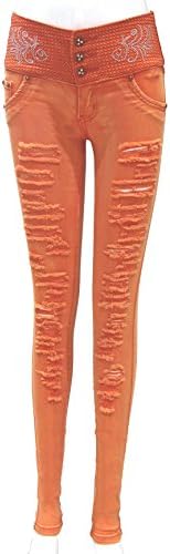 ZARINA Women's Jeans orange X-Small