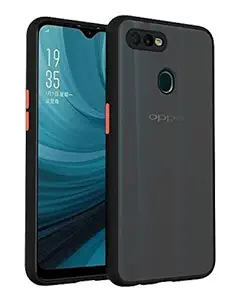 Nainika Smoke Back Case Cover for itel A46, Matte Finish Soft Case (Black)