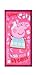 Produktbild Badetuch Peppa Pig Wutz Handtuch Strandtuch im Baumwolle 70x140 cm Velours rosa