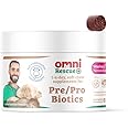 OMNI Dog Supplements - Stool Firming One-a-Day Dog Chews, Vet Grade Supplement with Inulin, Kaolin & Bacillus Velezensis with Prebiotic Support for Digestive Health, 30 Servings, Small Dog 0-15 Kg