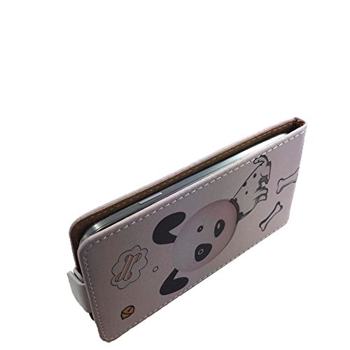 UMI ROME X Smartphone Klappbare Flip Tasche / Schutzhülle mit Kreditkartenfach – Flip Hund dalmatiner Nano L - 4