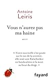 Image de Vous n'aurez pas ma haine