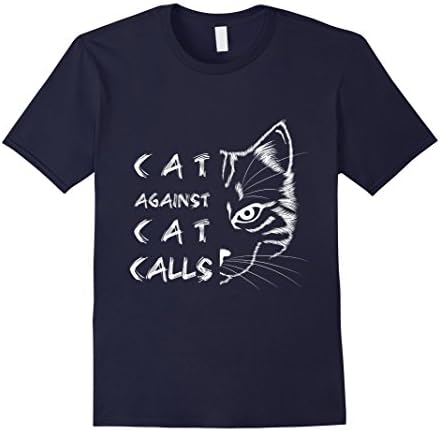 Men's Cat Calls Feminist Feminism  Gift T-Shirt 3XL Navy