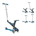 Globber My Free 5 En 1 Trottinette à Trois Roues Bleu Foncé/Bleu Nuit