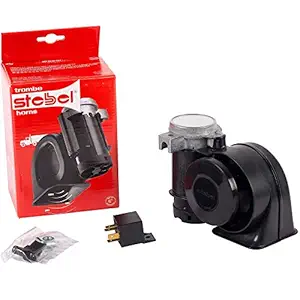 Oshotto Stebel Nautilus Pressure Twin Air Horn Compatible with Audi A4 2017 -2021 (Black)