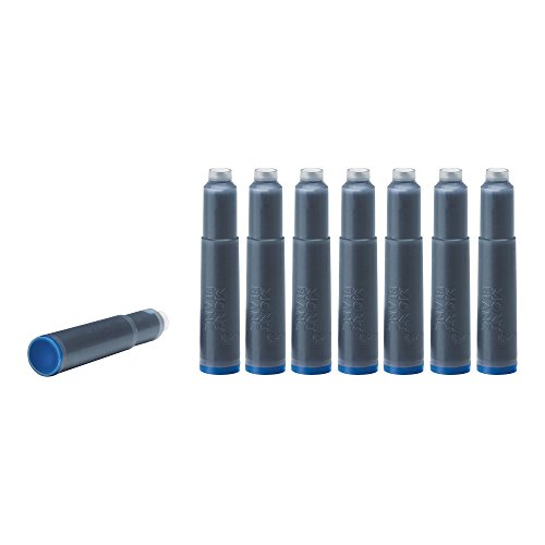 Montblanc Tintenpatronen Midnight Blue 105195 / Hochwertige Tinte für Füllfederhalter Mitternachtsblau / 1 Schachtel à 8 Füllerpatronen - 2