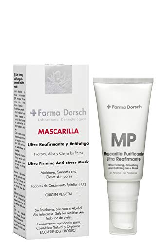 Farma Dorsch Mascarilla Purificante -Tratamiento Ultra Reafirmante y Antifatiga, que Hidrata, Alisa y Cierra los Poros, para Todo Tipo de Pieles, 50 ml