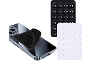 Frogetu 2Pcs Support Ventouse Telephone,Ventouse iphone Silicone Adhésif,Coque Ventouse,Support Telephone Ventouse,Portable