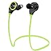 Price comparison product image Sunvito Bluetooth 4.0 In-Ear Wireless Stereo Sports Headphone,Noise Reduction Earphones Earpiece for iPhone Android,Samsung Galaxy,Smart Phones-Green