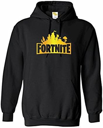 ASM Funny Fortnite Gold Edition Fortnite Logo Battle Royale Hoodie