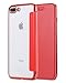 Produktbild Snewill Compatible iPhone 8 Plus Hülle,iPhone 7 Plus Hülle [Ultra Slim] PU Leder Folio Flip Brieftasche Hülle mit Kartenschlitz & 360 Schutz Back Cover für iPhone 8 Plus/7 Plus 5,5",Red
