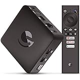 Engel EN1015K, Android TV Box 4K UHD, Asistente de Google Chromecast, Smart TV Box