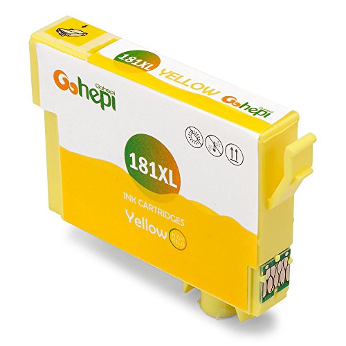 Gohepi 18XL Kompatibel für Tintenpatronen Epson 18XL 18 T1811 T1812 T1813 T1814, 2 Schwarz/Blau/Rot/Gelb 5er-Pack Arbeiten mit Epson XP-205 XP-215 XP-225 XP-305 XP-302 XP-405 XP-202 XP-422 XP-402 XP-322 XP-102 XP-312 XP-412 XP-415 XP-325 XP-315 Patronen - 7