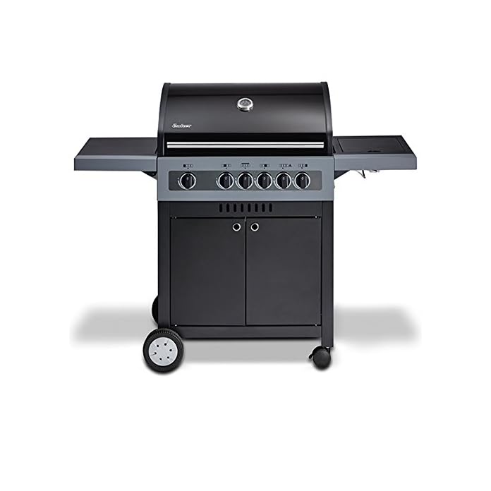 Enders Bbq Gasgrill Boston Gas Grill 3 Edelstahl Brenner Stufenlos Grillwagen Mit Grillhaube Seitenkocher Warmhalterost Seitenablage