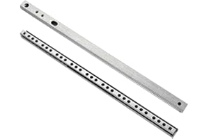 Gotetiso 1Paio (2 Pezzi) Guide per Cassetti Estrazione Totale Guide a Sfera per Cassetti Guida Scorrevole con Cuscinetti a Sfera Binari Cassetti Scorrevoli 310mm Larghezza 17 mm