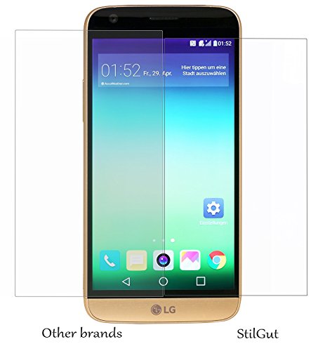 StilGut Displayschutzfolie Panzerglas für LG G5 (2er-Pack) - 3