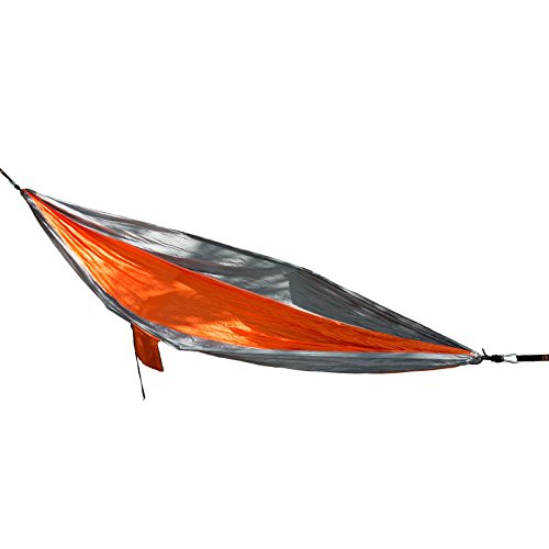 UST Brands Hamaca Camping slothcloth Hammock 1.0 - Lima/Gray, Orange/Gray