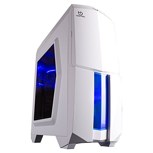 Hiditec NG-X1 BLACK - Caja de ordenador, Micro ATX - ITX, 3 ventiladores de 120mm, estructura acero y plástico, gráficas hasta 345mm, 486mm x 200mm x 447mm, color blanco