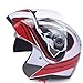 Produktbild Qianliuk Full Face Helm Safe Flip Up Motorrad Motorcross Motorrad Helm Racing Motocross Mit Innen Sonnenblende