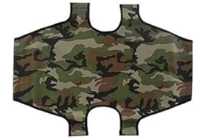 Leopet Bâche de rechange pour marque pliable pour chien, en tissu Oxford imperméable, anti-rayures et haute résistance (35 x 50 cm, camouflage vert)