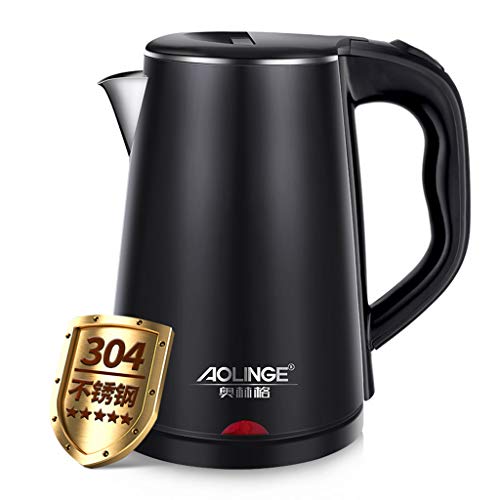 bouilloire lectrique 304 en Acier Inoxydable Mini 1.8L thire Strix contrle Double Couche Rapide bullition Bouilloire Automatique arrt et Protection Contre la surchauffe