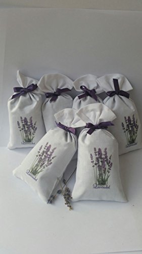 6 x Lavendelsäckchen mit getrocknete 100% Natürlichem Lavendel von Kroatien - 2