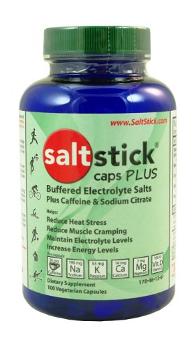 Saltstick Suplemento Dietético con Sales Electrolíticas y Cafeína - 100 Cápsulas