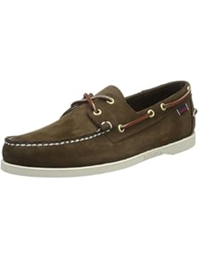 Sebago DOCKSIDES, Herren Bootsschuhe, Braun (DARK BROWN NUBUCK), 42 EU
