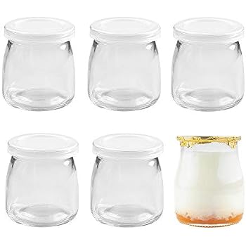 Lot De 100 Mini Pots Ronds Avec Couvercles Dorés TO 43 - 53 Ml - Parfaits Pour Miel Et Confitures
