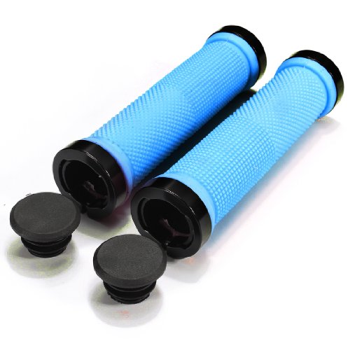OUTERDO 1 Paar Schraubgriffe Fahrrad Lenker Griffe Grips Trekking Lenkstangen MTB BMX Farben - 3