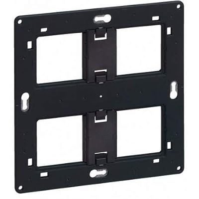 Legrand support à vis 2 x 2 postes - 4/5 modules