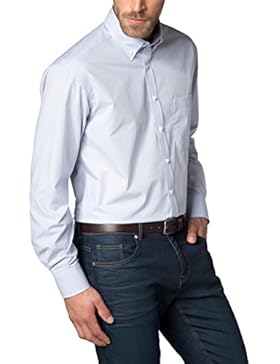 ETERNA Langarm Hemd COMFORT FIT Popeline kariert