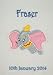 Dumbo Luxury Personalised Disney Applique Super Soft Fleece Baby Blanket