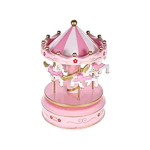 Merry-Go-Round Carousel Music Box Classical Melody Birt ay Christmas Festival Musical Gift for Children Kids