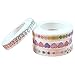 Produktbild uesae Klebeband Papier Washi Tape Masker Klebeband Glitzer Aufkleber Klebeband Rolle Satinband DIY Dekorative Cute Colorful für Kinder Studenten DIY Aufkleber Klebeband Scrapbook 4 0,8 cm * 10 Mio.